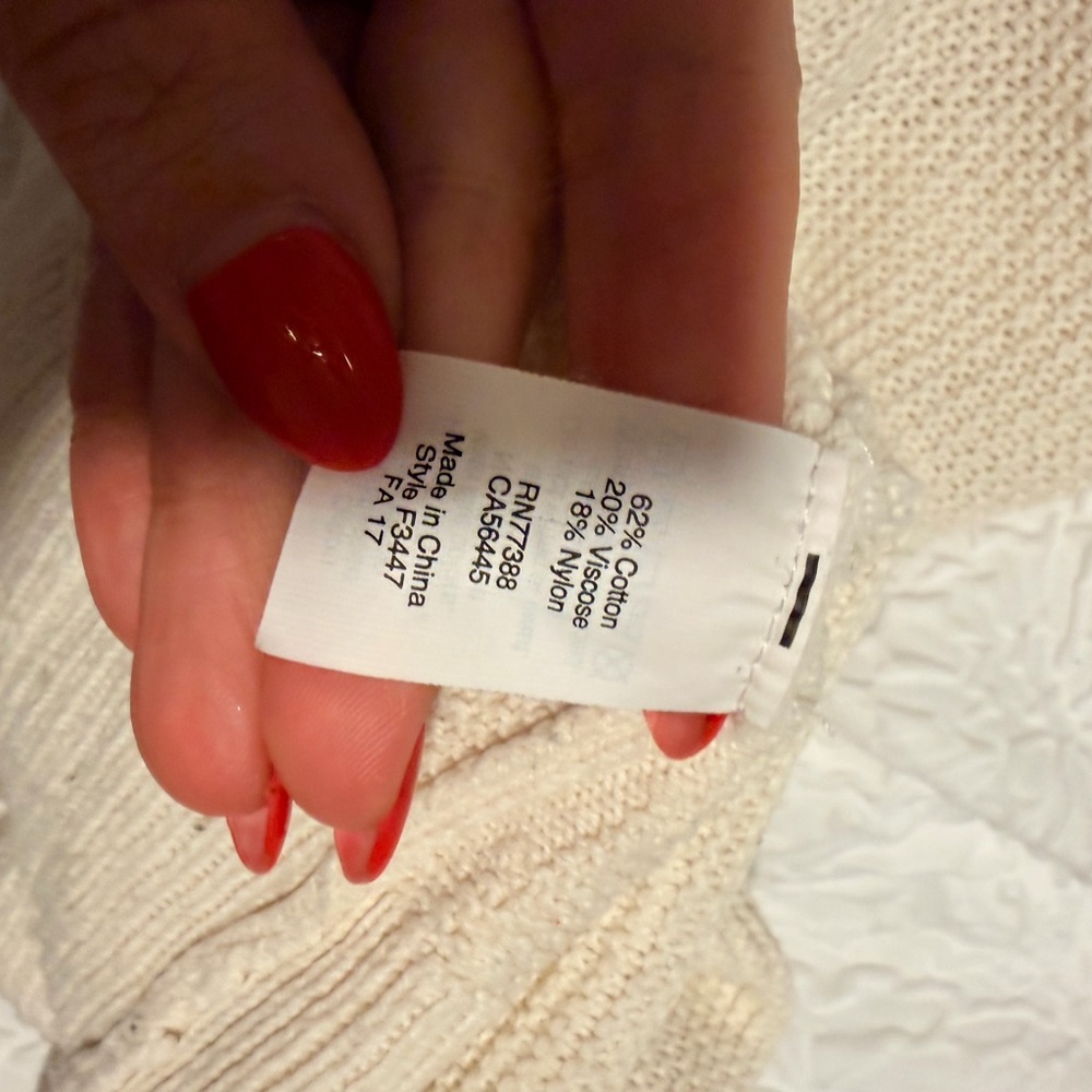 Madewell Women's Classic Cream Sweater - Picture 7 of 7
